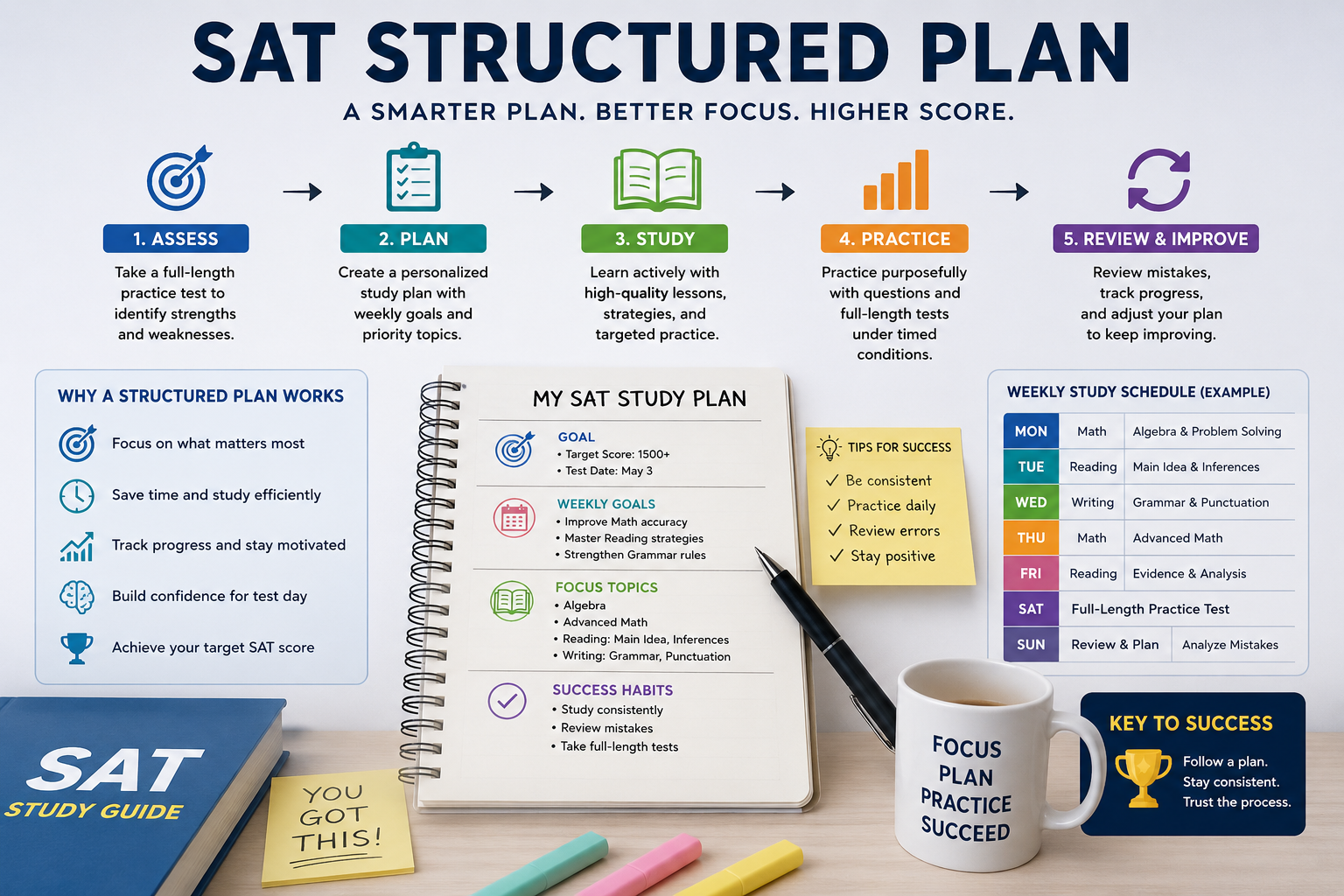sat structured plan