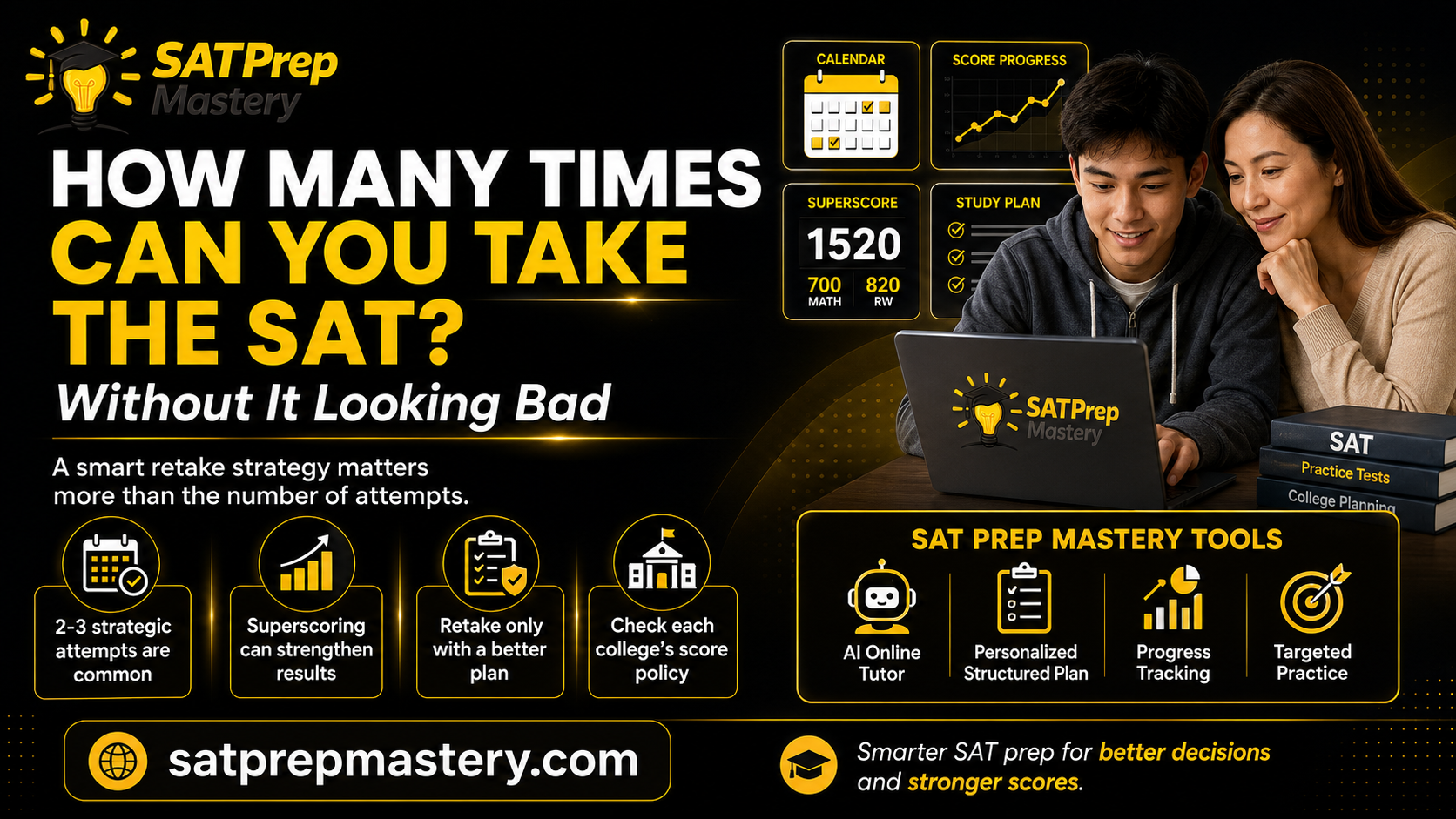 How Many Times Can You Take the SAT Without It Looking Bad? SAT Prep