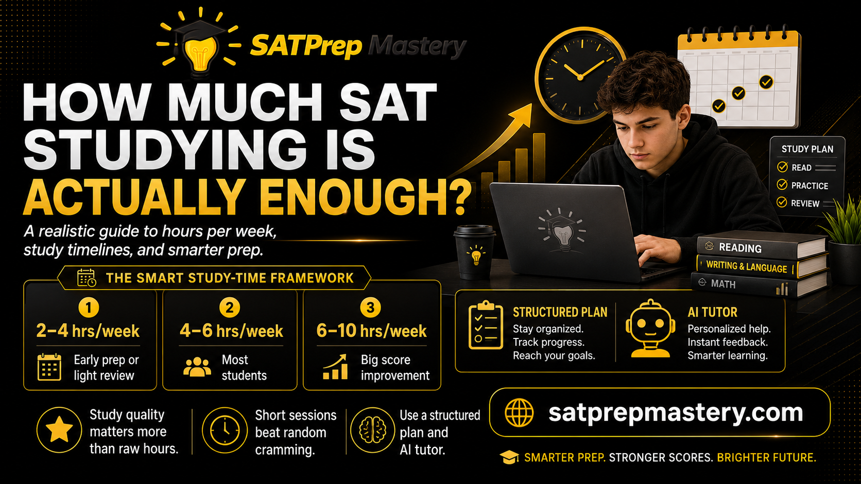 How Much Should You Study for the SAT? Hours, Weeks and a Realistic Plan