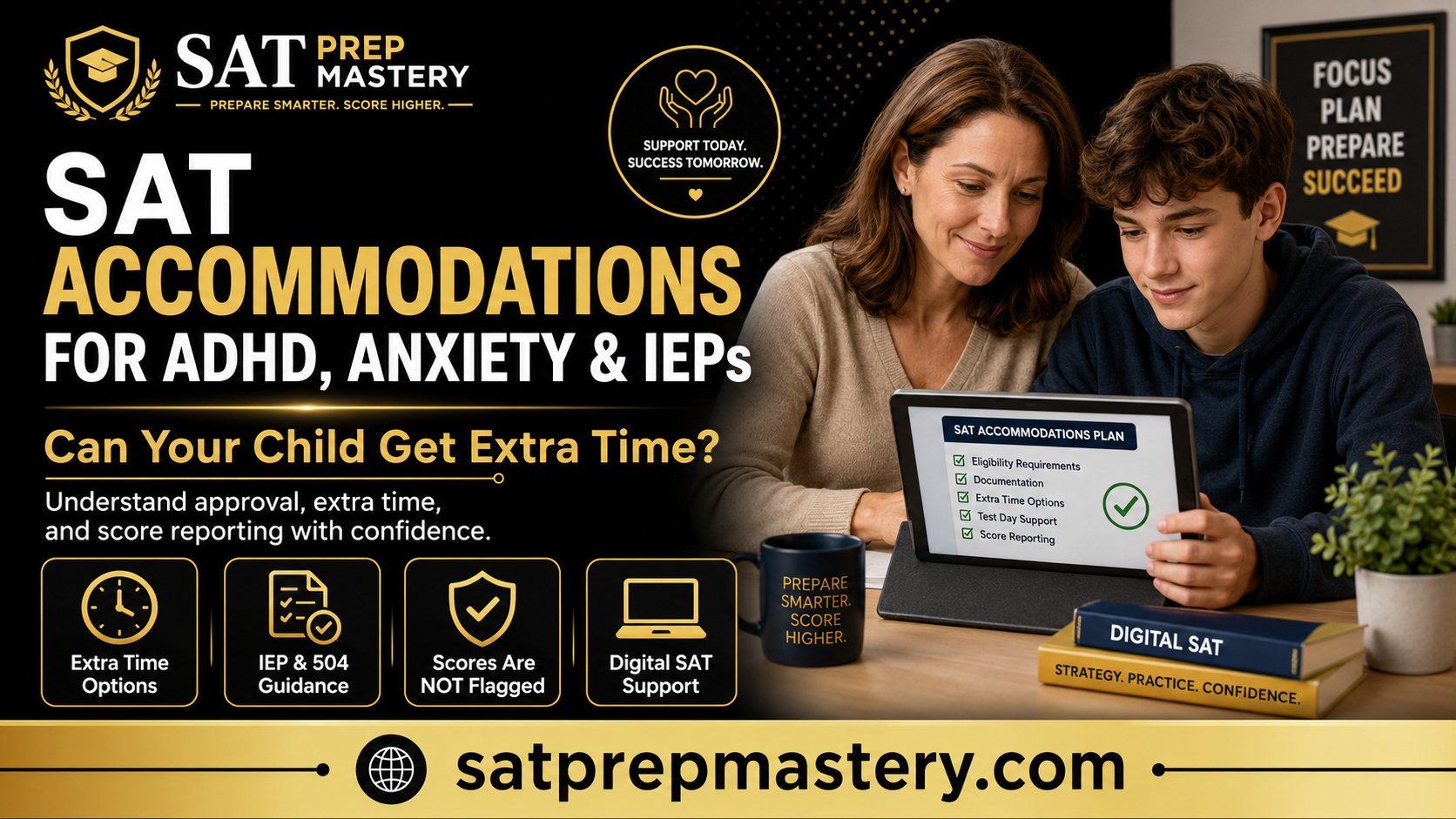 SAT prep mastery for students with ADHD