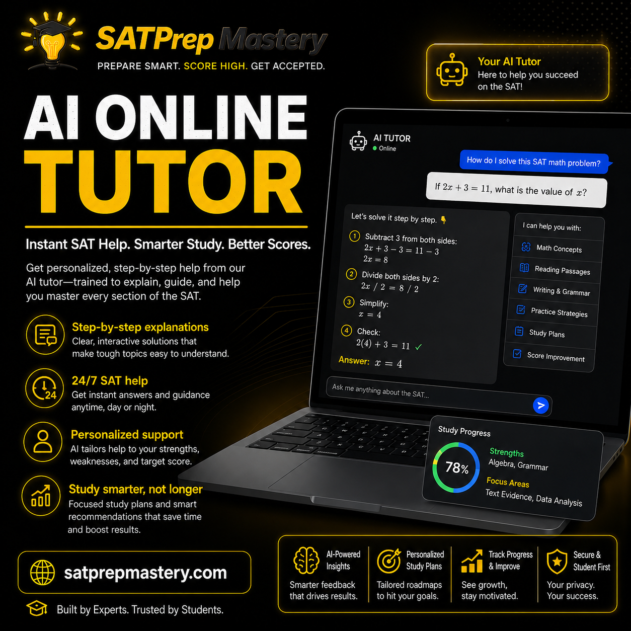 SAT online tutoring